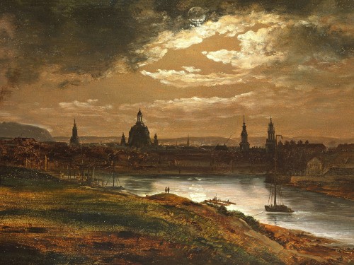 Dresden by Moonlight