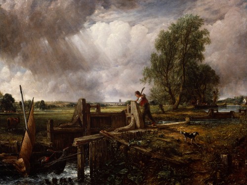 A Boat passing a Lock