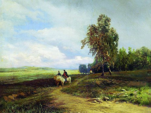 Пейзаж с облаками