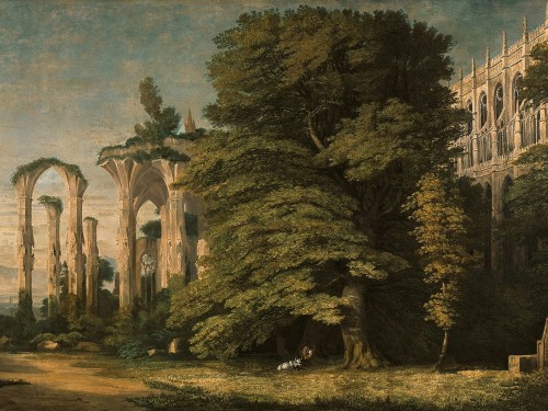 Gothic monastery ruin
