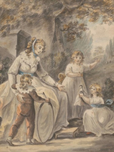 A Nurse with Three Children
