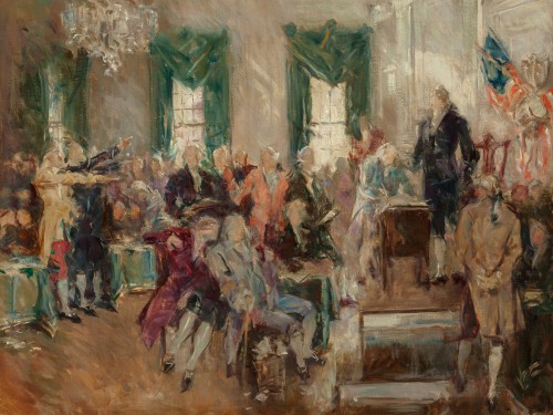 Study for Scene at the Signing of the Constitution of the United States