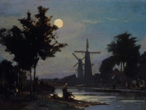 Moonlight on the Canal