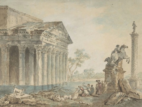 Architectural Capriccio with Roman