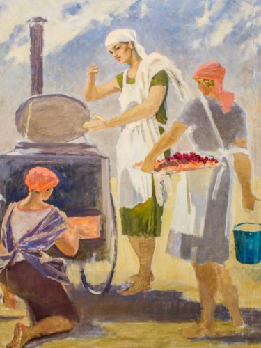 В полях, 1927