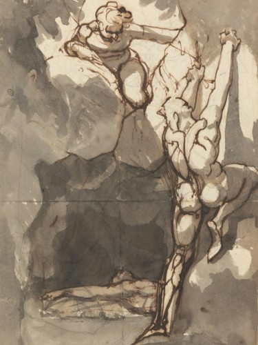 Study for Finding of the Body of Bassanio