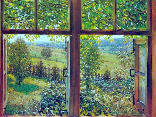 Open Window. Ligachevo