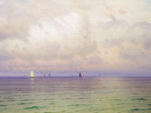 Море, Парусники, 1900