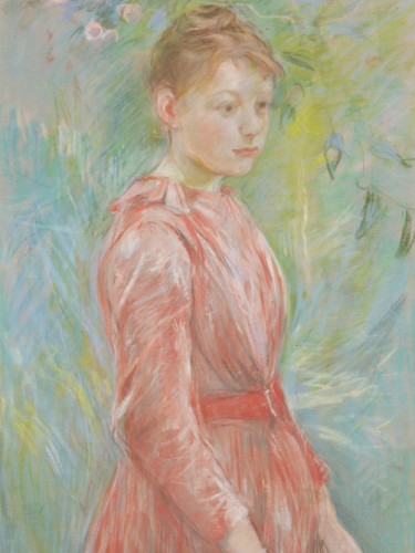 Girl in Rose Dress
