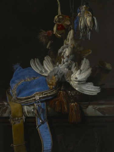 Hunt Still Life with a Velvet Bag