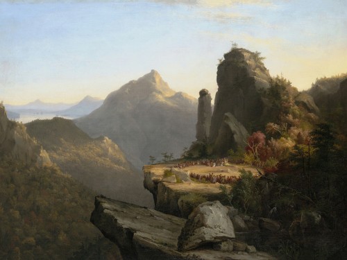 Scene from The Last of the Mohicans