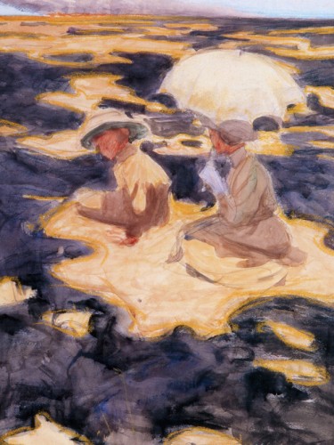 Brush Fire on the Savannah 1910