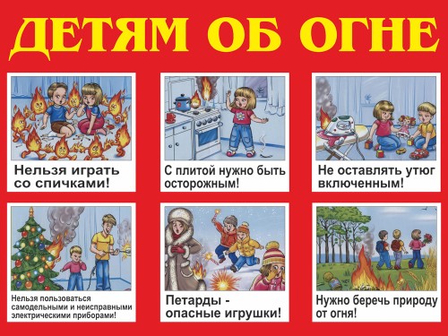 Детям об огне