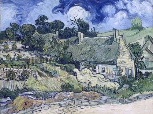 Дома с соломенными крышами, 1890