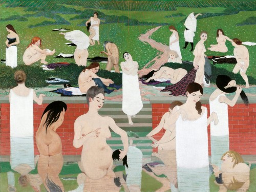 Bathing on a Summer Evening