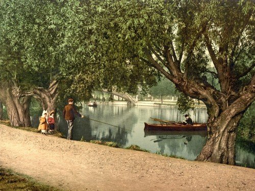 A Peep from the recreation grounds, Bedford, England