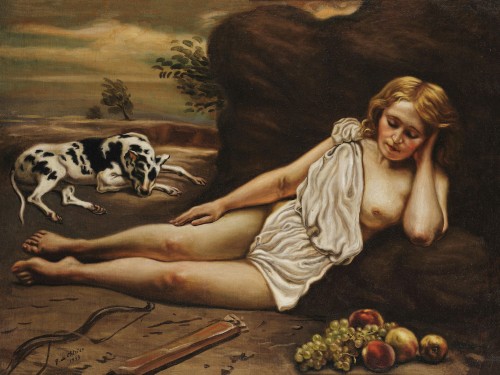 Diana addormentata nel bosco