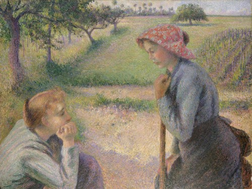 Two Young Peasant Women