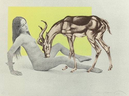 Girl with Antelope, 1969