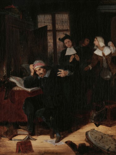 Don Quixote in His Library
