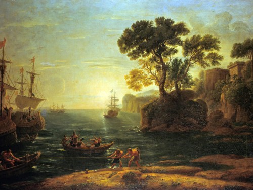 Arrival of Aeneas in Italy, the Dawn of the Roman Empire