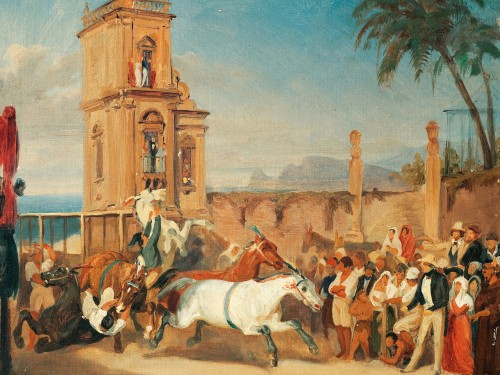 Horses raising their legs