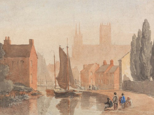 Lincoln Cathedral From Brayford Pool