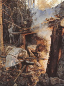 Картина Forging of the Sampo, 1893