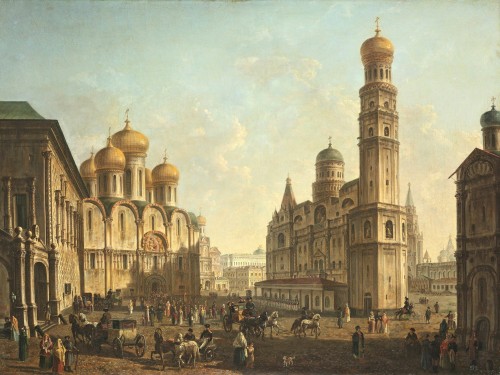 Соборная площадь в Московском Кремле