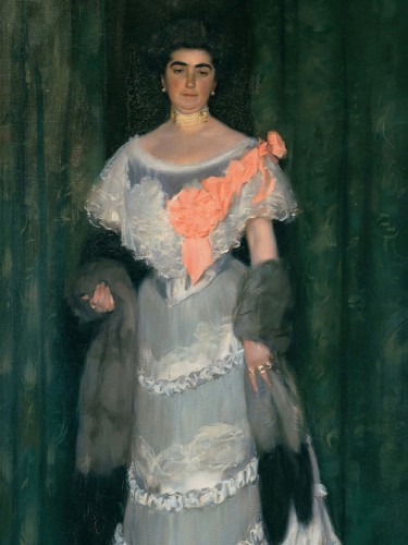Montserrat Casas de Nieto, in Evening Dress